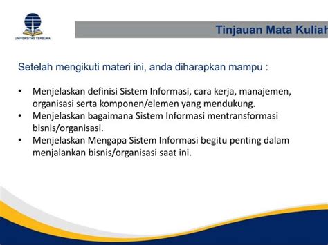 Materi Kuliah Sistem Informasi Manajemen Pptx