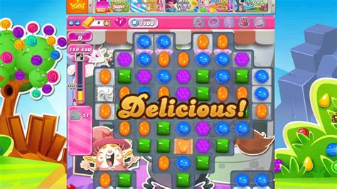 Candy Crush Saga Level 1100 Score 276 820 By Funny Youtube