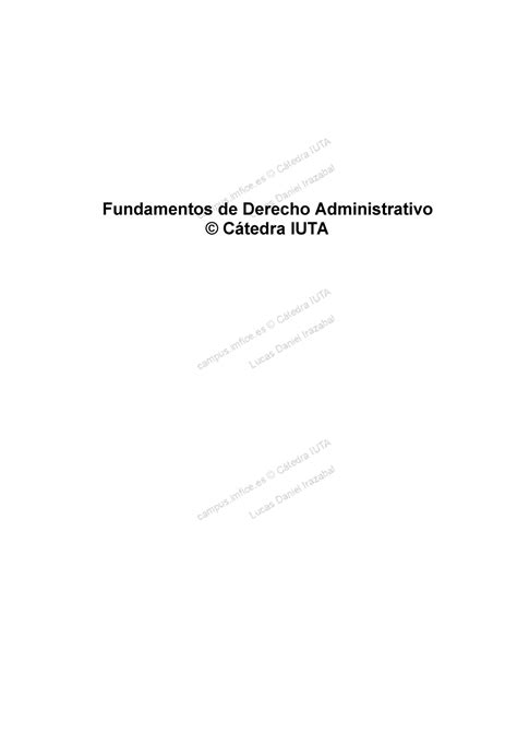 06Fundamentos De Derecho Administrativo Cátedra IUTA 2