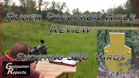 Ruger Precision Rifle Review Shooting 500 Yards Youtube