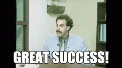 Borat Great GIF - Borat Great Success - Discover & Share GIFs