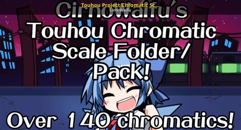 Touhou Project Chromatic Scales [friday Night Funkin] [modding Tools]