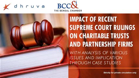 Impact Of Recent Supreme Court Rulings On Charitable Trusts And