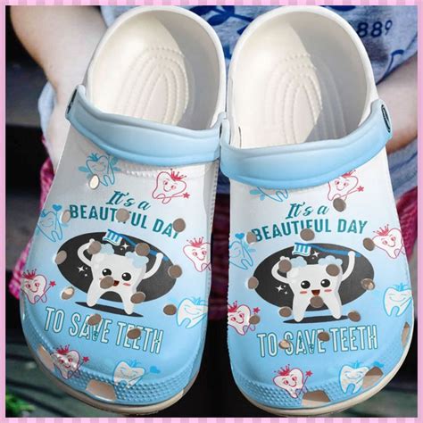 Dentist Beautiful Day To Save Teeth Crocs Clog Comfortable Etsy