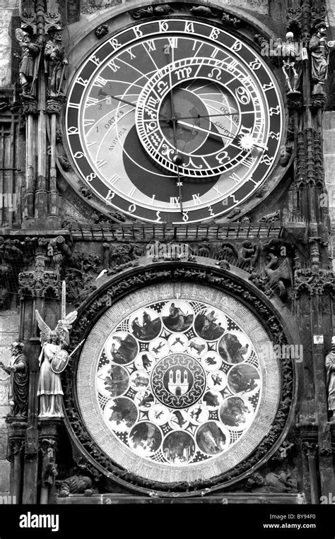 Prague Astronomical Clock Stock Photo - Alamy