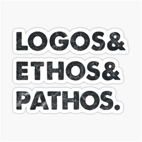 Pegatina «filosofía Vintage Logos Ethos Pathos Nietzsche Kant De A