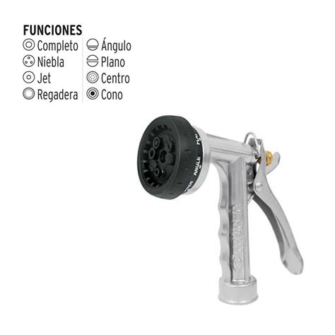 Pistola Met Lica Para Riego Truper Pr Funciones Almacen Do