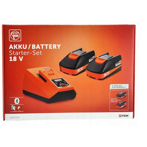 Fein Fein Battery Starter Set 18v 60ah 92604323010