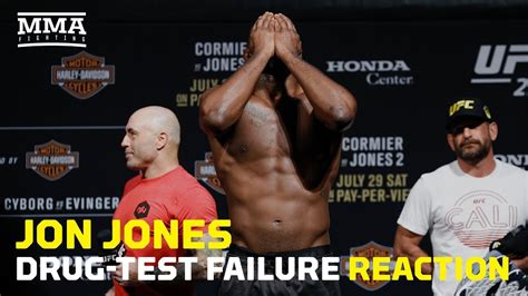 Jon Jones Drug Test Failure Reaction Mma Fighting Youtube