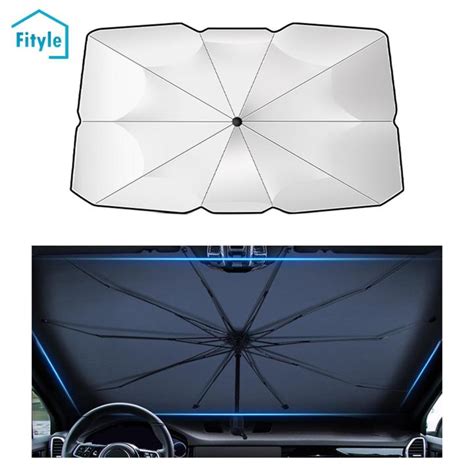 Fityle Windshield Sunshade Umbrella Windshield Covers For Byd Atto