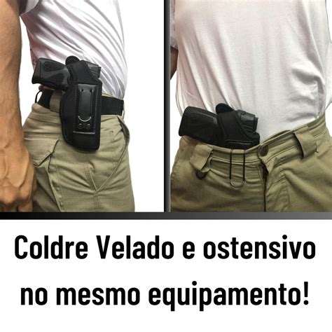 Coldre Híbrido Velado 600 Ostensivo PT838C PT809C TH40C G2C