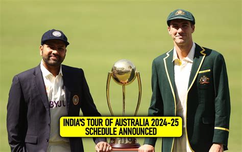 India's Tour of Australia Test Schedule Announced: Perth to Host Opener ...