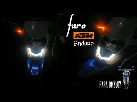 Faro Naked Universal Led La Mejor Opci N Para Moto Enduro Cross