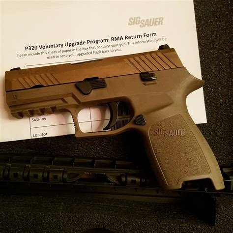 Update: Sig Sauer P320 Voluntary Upgrade - Fifty Shades of FDE