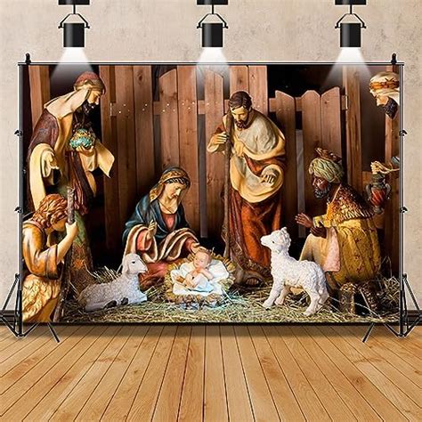 Amazon 7x5ft Birth Of Jesus Photography Background Christmas