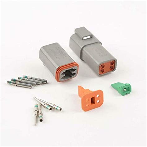 JRready ST6114 DT 4 Pin Connector Gray Waterproof Electrical Wire