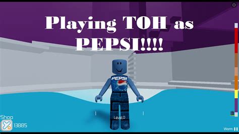 Playing Roblox Toh As Pepsi Roblox Tower Of Heck Inspired By