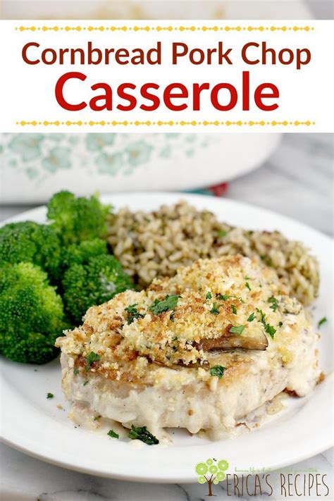 Cornbread Pork Chop Casserole Is A Baked Boneless Pork Chops Dinner Perfect For A Weeknight