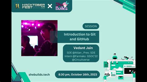 Shebuilds Hacktoberfest Get Started With Git And Github By Vedant