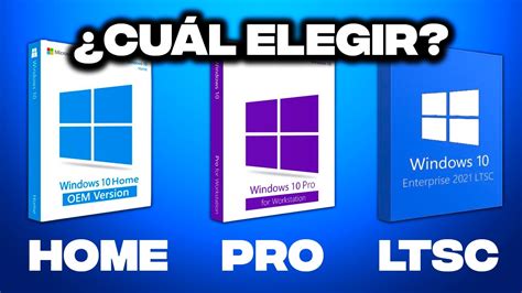 Windows 10 Pro vs Home vs LTSC Cuál elegir Qué diferencias hay