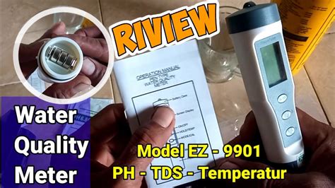 ALAT UKUR KUALITAS AIR PH TDS TEMPERATUR MODEL EZ 9901 3 IN 1