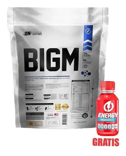 Ganador De Masa Muscular Prote Na Bigm Kg Env O Gratis