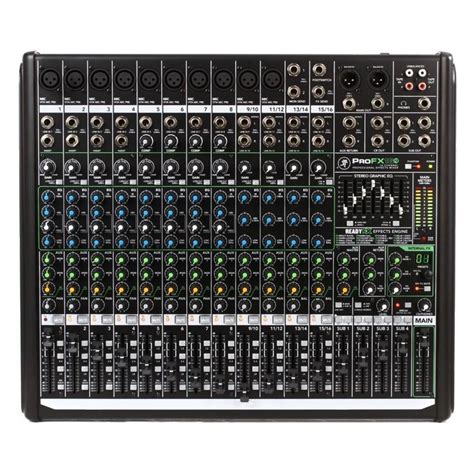 Mackie ProFX16 V2 16 Channel Pro FX Mixer W USB BJs Sound Lighting