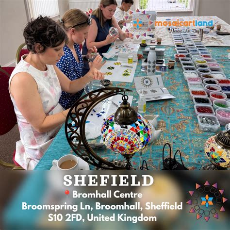 craft  mosaic lamp workshop  sheffield mosaic art workshop