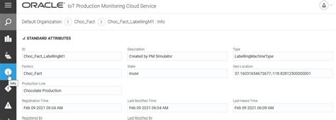 view machine info  sensor data   machine