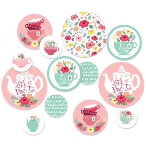 Big Dot Of Happiness Floral Let S Par Tea Garden Tea Party Decor