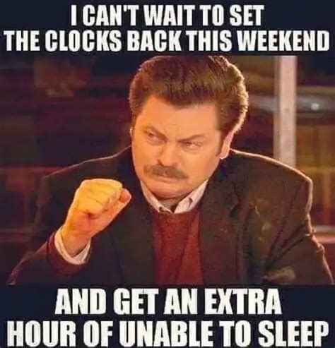 "Fall Back"- Daylight Saving Time Memes And Chuckles | Insomnia funny ...