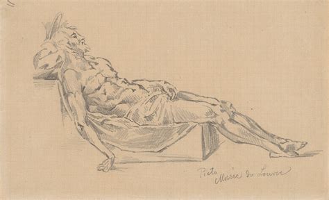 Dead Christ from the drawing attributed to Raphael by Stanisław ...