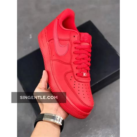 Nike Air Force 1 Low Red White CK7663-102 red bottoms air force 1 ...