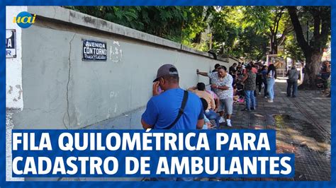 Carnaval De Bh Fila Quilom Trica Para Cadastro De Ambulantes Youtube