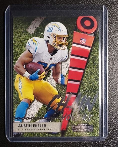 Panini Contenders Chain Movers Cm Aek Austin Ekeler Ebay