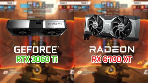 Geforce Rtx 3060 Ti Vs Radeon Rx 6700 Xt With Ryzen 7 5800x 7 Games Fhd 1080p Youtube