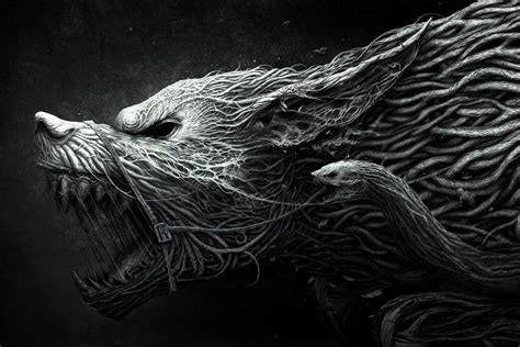 Demon Wolf Wallpapers - Top Free Demon Wolf Backgrounds - WallpaperAccess