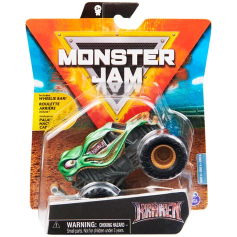 Monster Jam, Official Kraken Monster Truck, Die-Cast Vehicle, Arena ...