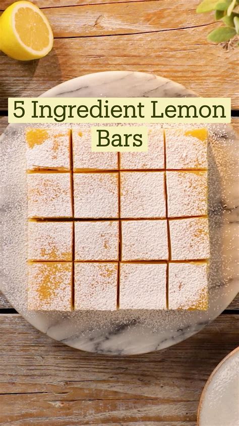 5 Ingredient Lemon Bars Artofit