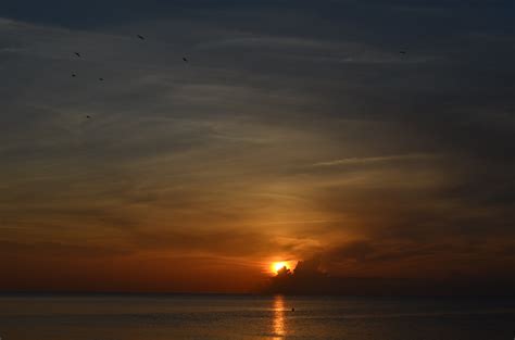 Wallpaper Sunlight Sunset Sea Water Nature Reflection Beach