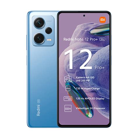 Xiaomi Redmi Note 12 Pro Plus 5g 256gb Blue Uden Abonnement