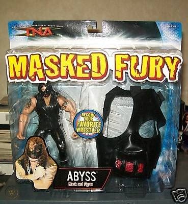 TNA MASKED FURY ABYSS WRESTLING FIGURE & MASK | #75254452