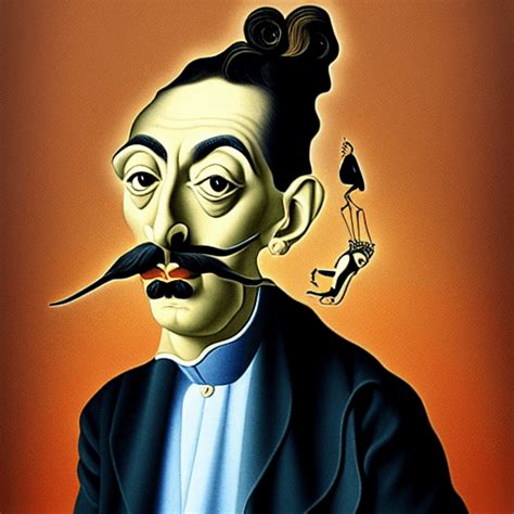 Philosopher In The Style Of Salvador Dali Graphic Creative Fabrica