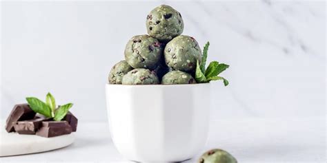 Mint Chip Energy Bites Nikki Kuban Minton