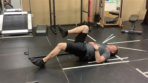 Supine Eccentric Hamstring Curl For Proximal Hamstring Tendinopathy Physiotherapy Kitchener