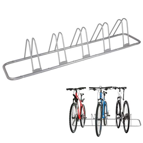 Karmas Product Garage Bike Rack 5 Bike Bicycle Floor Parking Stand