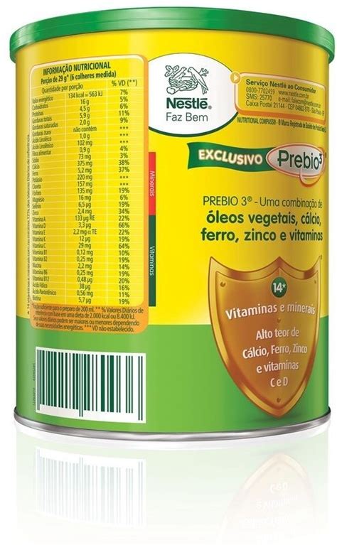 Leite Ninho Fases 3 Prebio Kit 6 Latas De 400g Cada R 143 99 Em