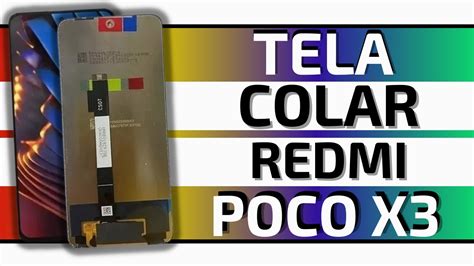 Redmi Poco X3 M2007J20CG Tela Frontal Aro Como Trocar Qualidade