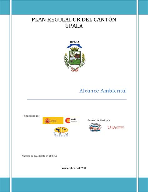 Alcance Ambiental Plan Regulador