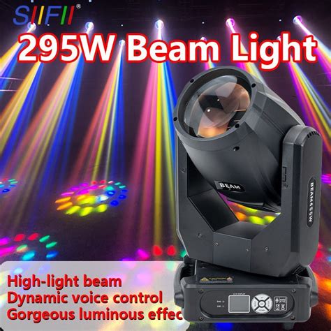 New Double Prism Rainbow Effect Sharpy W R Beam Moving Head Light